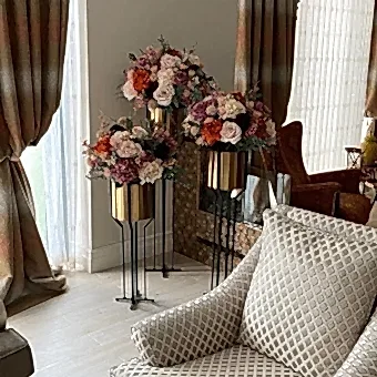 Salon Köşe Yapay Çiçekleri