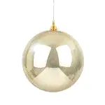 Yılbaşı Ağaç Süsü Top Altın (30 CM) - Shiny Champagne