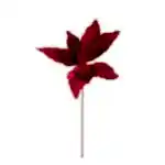 Glamour Velvet Poinsettia Spray (60 CM)