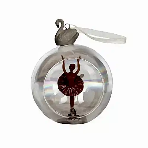 El Yapımı Cam Balerin Süs (10 CM)