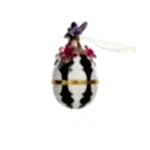 El Yapımı Kapaklı Seramik Süs (11 CM)