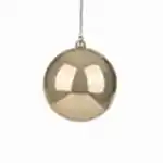 Yılbaşı Ağaç Süsü Top (10 CM) - Champagne